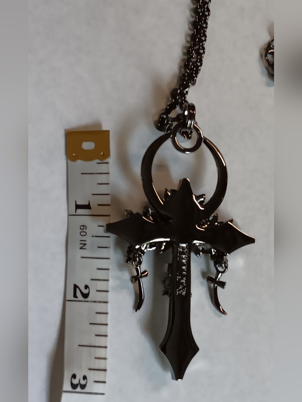 Mourning Ankh Necklace (NWT) - Picture 4 of 5
